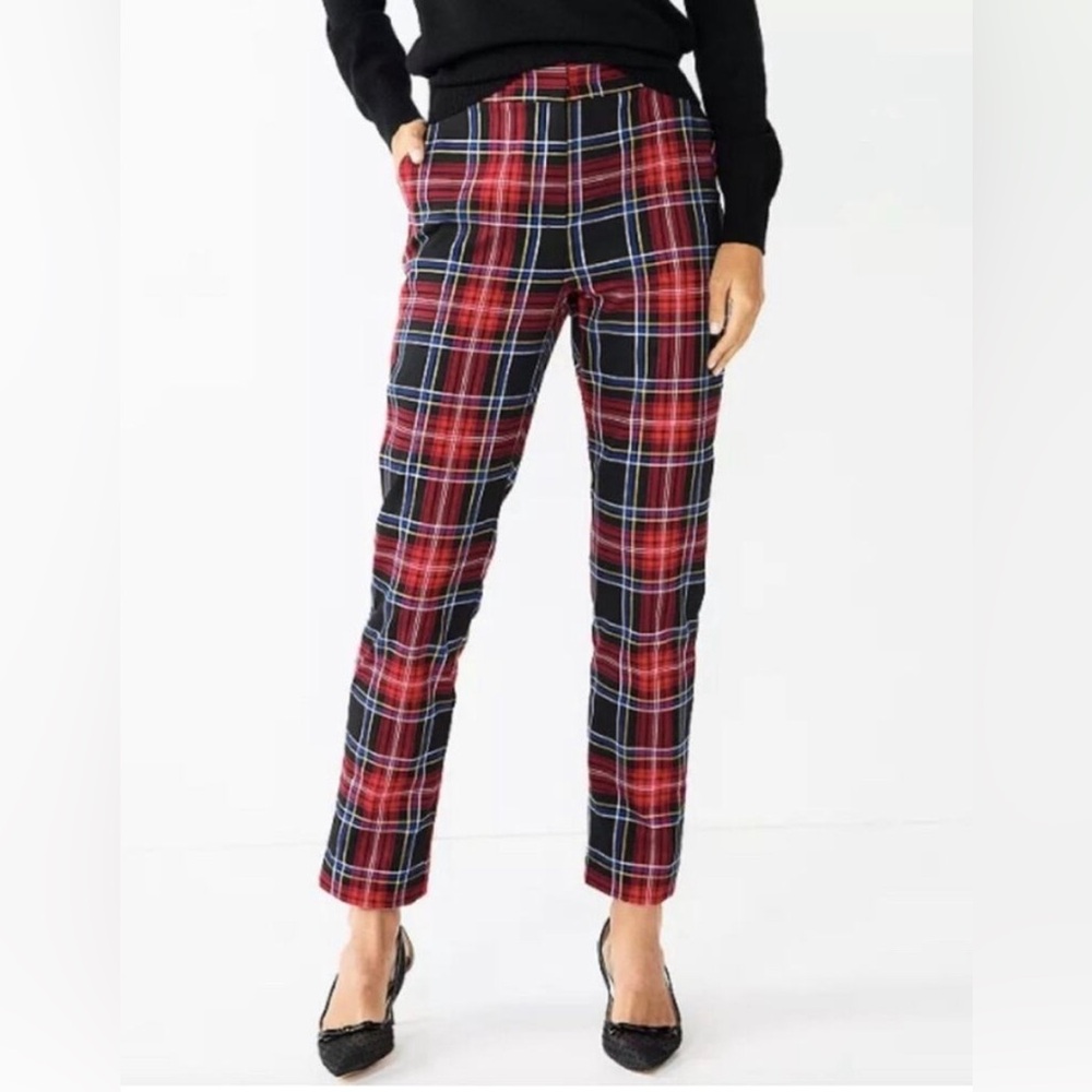 Draper James RSVP Plaid Slacks, Pants